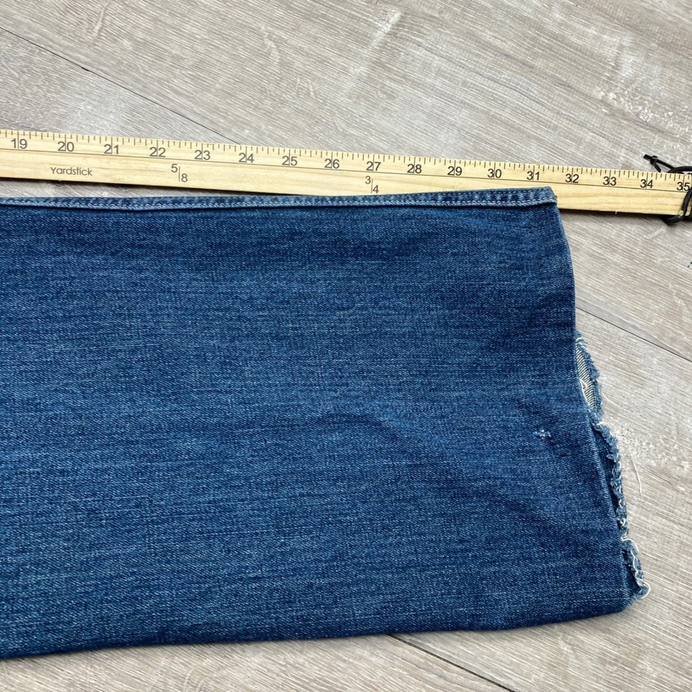 Levis Jeans 527 Low Boot Cut Mens 38x32 Blue Cotton Denim Slim Fit Casual - Picture 8 of 10